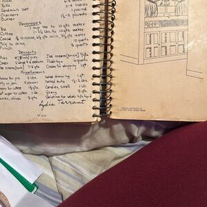 Elegant Spiral-Bound Recipe Book